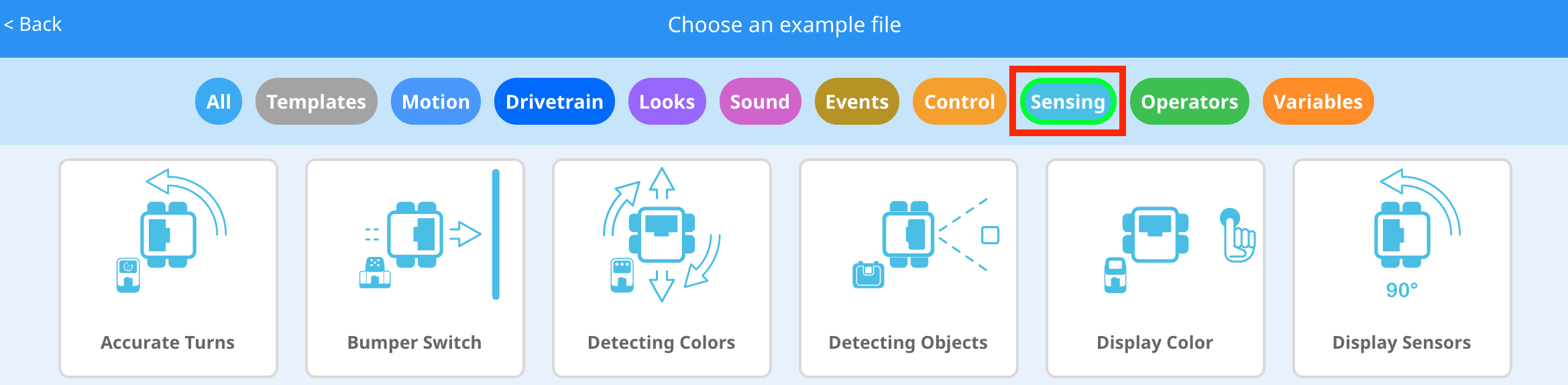 Lab 7 Vision Sensor Using the Vision Sensor VEX Education